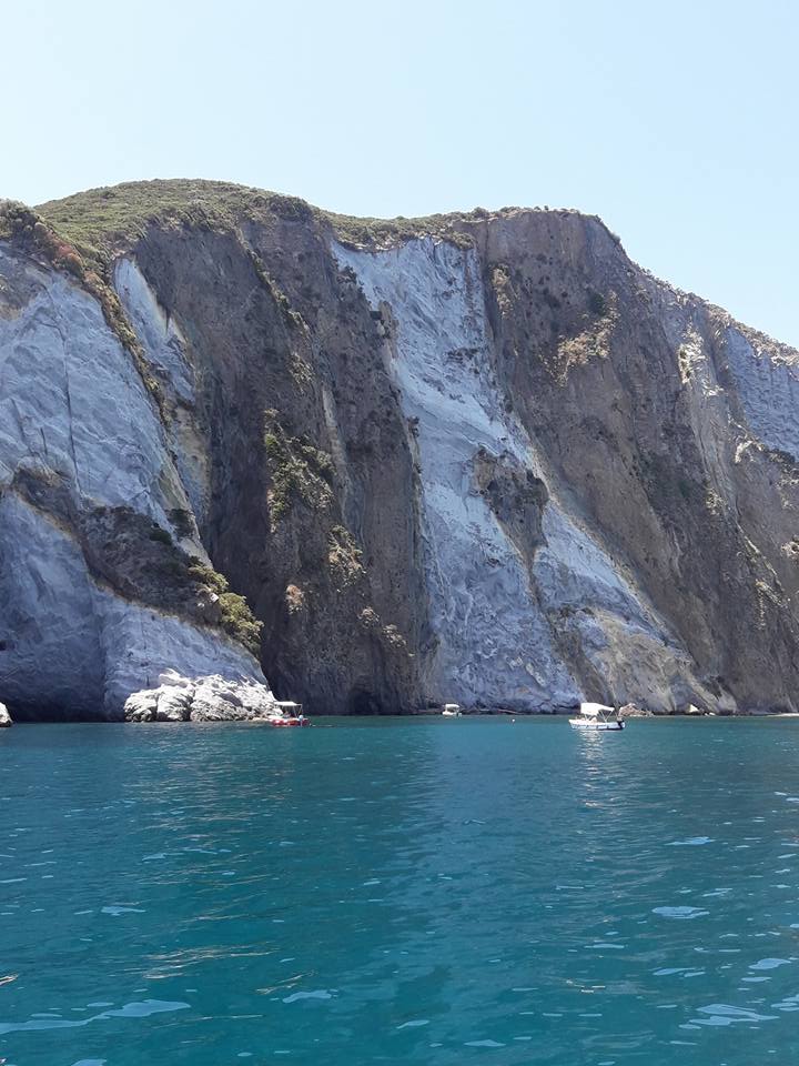 Ponza sea and cliffs